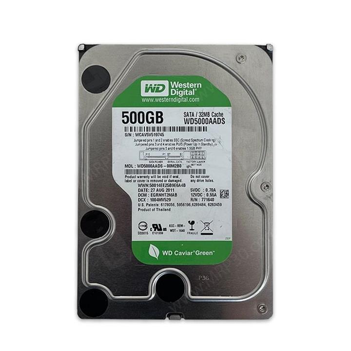 هارد دیسک Western Digital (WD) Green 500GB Stock – بین 300 تا 600 روز